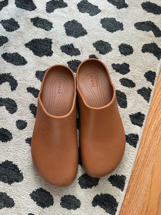 CROCS Other - CROCS Chestnut Brown Classic Slip-On Clog Mules